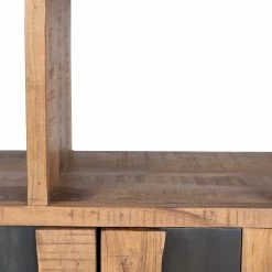 Ars manufacti Büroregal Domme - Akazie massiv / Eisen - Akazie / Anthrazit -Möbel Verkäufe 2024 1000246832 220406 034 DETAILS P000000001000246832