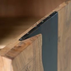 Ars manufacti Büroregal Domme - Akazie massiv / Eisen - Akazie / Anthrazit -Möbel Verkäufe 2024 1000246832 220406 036 DETAILS P000000001000246832