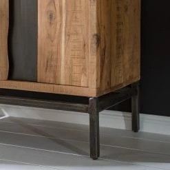 Ars manufacti Büroregal Domme - Akazie massiv / Eisen - Akazie / Anthrazit -Möbel Verkäufe 2024 1000246832 220705 023 MOOD DETAILS P000000001000246832 mood