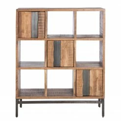 Ars manufacti Büroregal Domme II - Akazie massiv / Eisen - Akazie / Anthrazit -Möbel Verkäufe 2024 1000246834 220406 030 DETAILS P000000001000246834