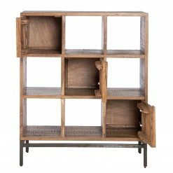 Ars manufacti Büroregal Domme II - Akazie massiv / Eisen - Akazie / Anthrazit -Möbel Verkäufe 2024 1000246834 220406 031 DETAILS P000000001000246834