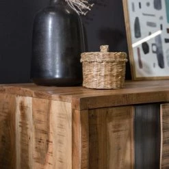 Ars manufacti Büroregal Domme II - Akazie massiv / Eisen - Akazie / Anthrazit -Möbel Verkäufe 2024 1000246834 220705 021 MOOD DETAILS P000000001000246834 mood