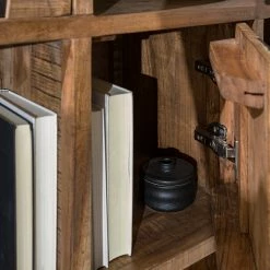 Ars manufacti Büroregal Domme II - Akazie massiv / Eisen - Akazie / Anthrazit -Möbel Verkäufe 2024 1000246834 220705 025 MOOD DETAILS P000000001000246834 mood