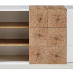 Loftscape Sideboard Crecora I - Weiß / Eiche Dekor -Möbel Verkäufe 2024 1000246839 210727 12504800022 DETAILS P000000001000246839