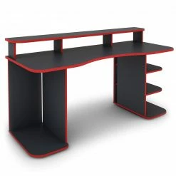 Furnitive Schreibtisch Crosswoods - Schwarz / Rot -Möbel Verkäufe 2024 1000248347 210217 09442800024 DETAILS P000000001000248347