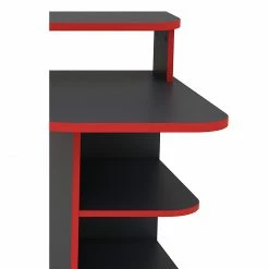 Furnitive Schreibtisch Crosswoods - Schwarz / Rot -Möbel Verkäufe 2024 1000248347 210217 09443100026 DETAILS P000000001000248347