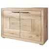 Naturoo Sideboard Juillan - Wildeiche massiv / Metall - Wildeiche / Schwarz