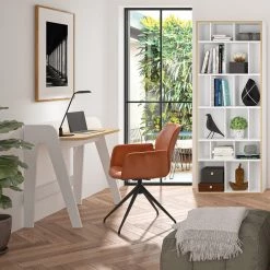 Temahome Schreibtisch Fiore - Wabenplatte - Eiche / Weiß -Möbel Verkäufe 2024 1000252074 210302 16061700003 MOOD DETAILS P000000001000252074 mood