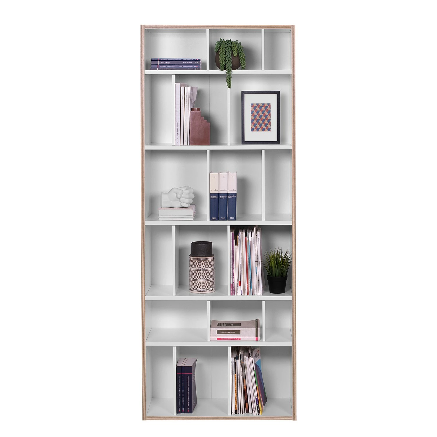 Temahome Regal Group 72 - Wabenplatte - Weiß / Hellbraun 7 Temahome Regal Group 72 - Wabenplatte - Weiß / Hellbraun – Bild 5