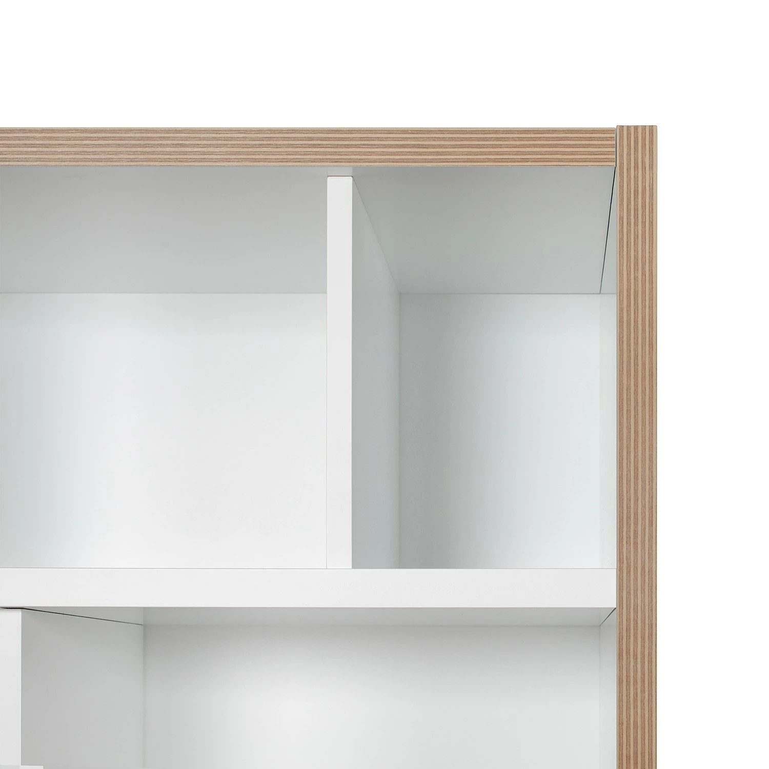 Temahome Regal Group 72 - Wabenplatte - Weiß / Hellbraun 11 Temahome Regal Group 72 - Wabenplatte - Weiß / Hellbraun – Bild 9