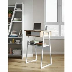 Temahome Stehschreibtisch Space - Echtholzfurnier / Metall - Eiche / Weiß -Möbel Verkäufe 2024 1000252084 210302 16064300025 MOOD DETAILS P000000001000252084 mood