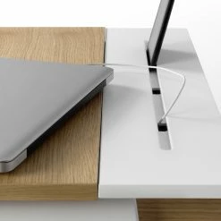 Temahome Stehschreibtisch Space - Echtholzfurnier / Metall - Eiche / Weiß -Möbel Verkäufe 2024 1000252084 210302 16065700033 DETAILS P000000001000252084