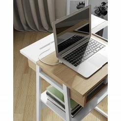 Temahome Stehschreibtisch Space - Echtholzfurnier / Metall - Eiche / Weiß -Möbel Verkäufe 2024 1000252084 210302 16065900034 DETAILS P000000001000252084