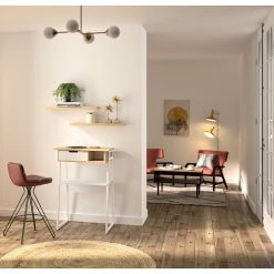 Temahome Stehschreibtisch Space - Echtholzfurnier / Metall - Eiche / Weiß -Möbel Verkäufe 2024 1000252084 220623 025 MOOD DETAILS P000000001000252084 mood