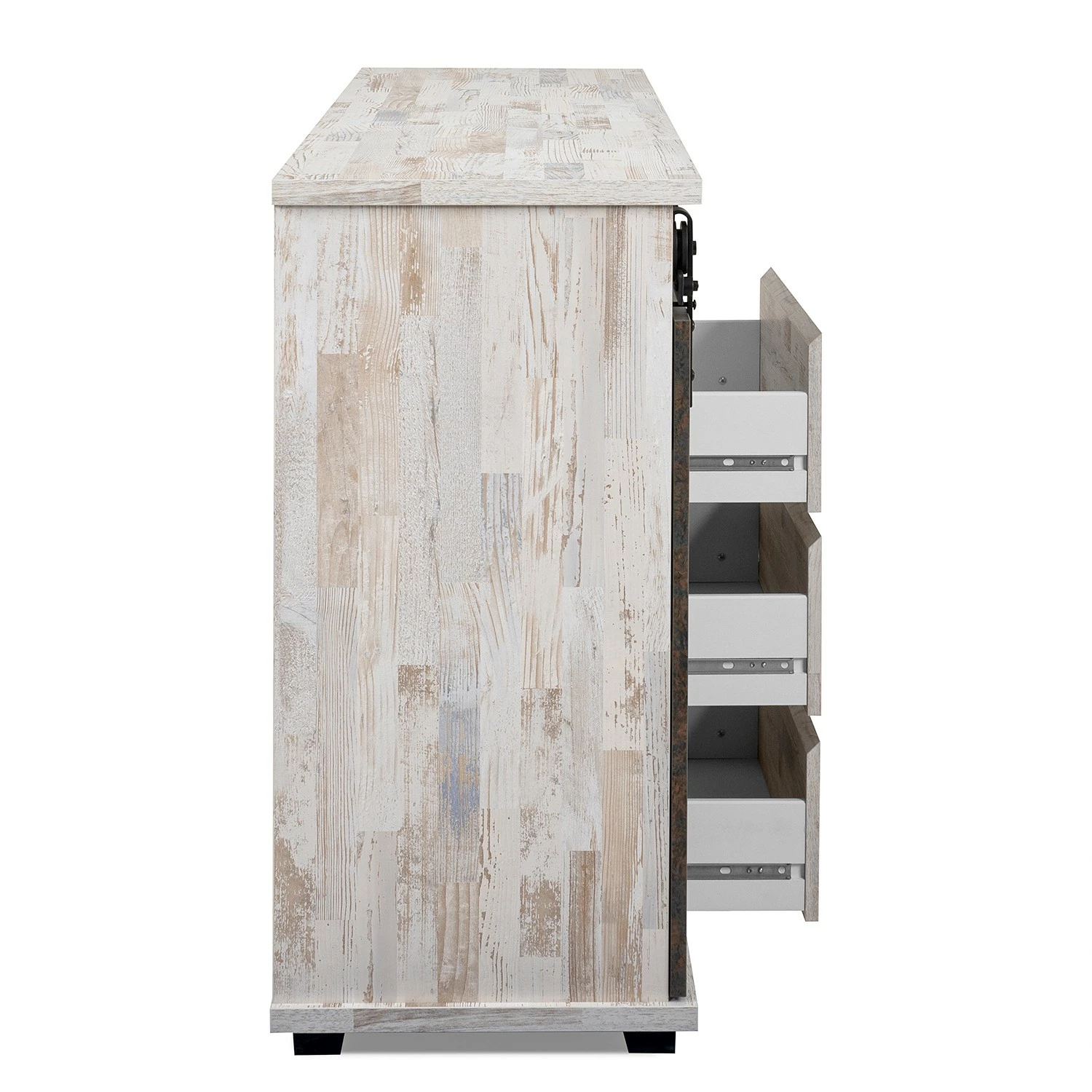 Maison Belfort Sideboard Janze I - Kiefer Weiß Dekor / Vintage Braun 10 Maison Belfort Sideboard Janze I - Kiefer Weiß Dekor / Vintage Braun – Bild 8