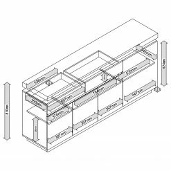 Fredriks Sideboard Namona II - Inkl. Beleuchtung - Eiche Dekor / Weiß 32 Fredriks Sideboard Namona II - Inkl. Beleuchtung - Eiche Dekor / Weiß -Möbel Verkäufe 2024 1000255074 220531 500 SKETCH DETAILS P000000001000255074 sketch 1