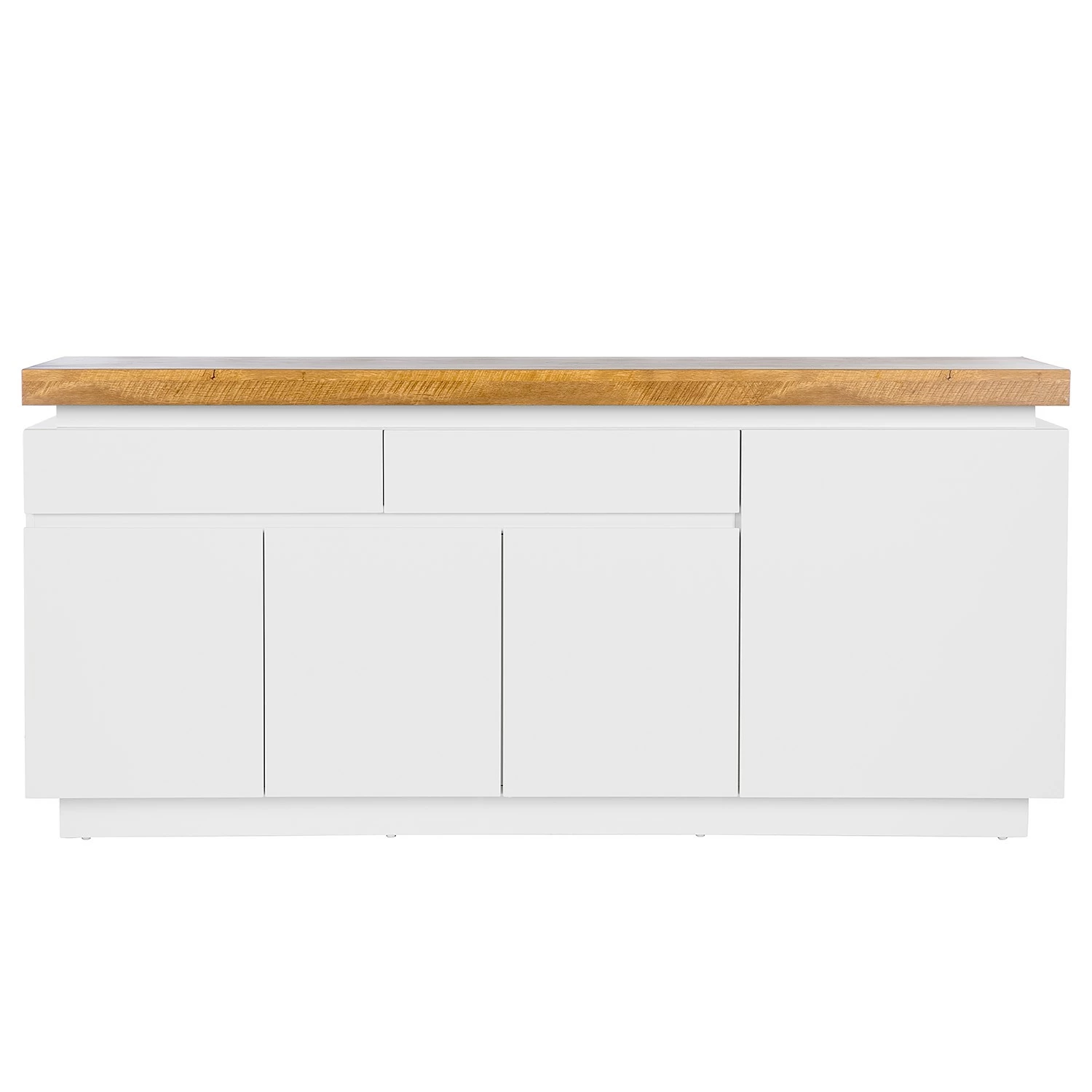 Fredriks Sideboard Namona II - Inkl. Beleuchtung - Eiche Dekor / Weiß 5 Fredriks Sideboard Namona II - Inkl. Beleuchtung - Eiche Dekor / Weiß – Bild 4