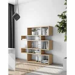 Temahome Regal London II - Eiche / Weiß -Möbel Verkäufe 2024 1000255255 210324 15033500298 MOOD DETAILS P000000001000255255 mood