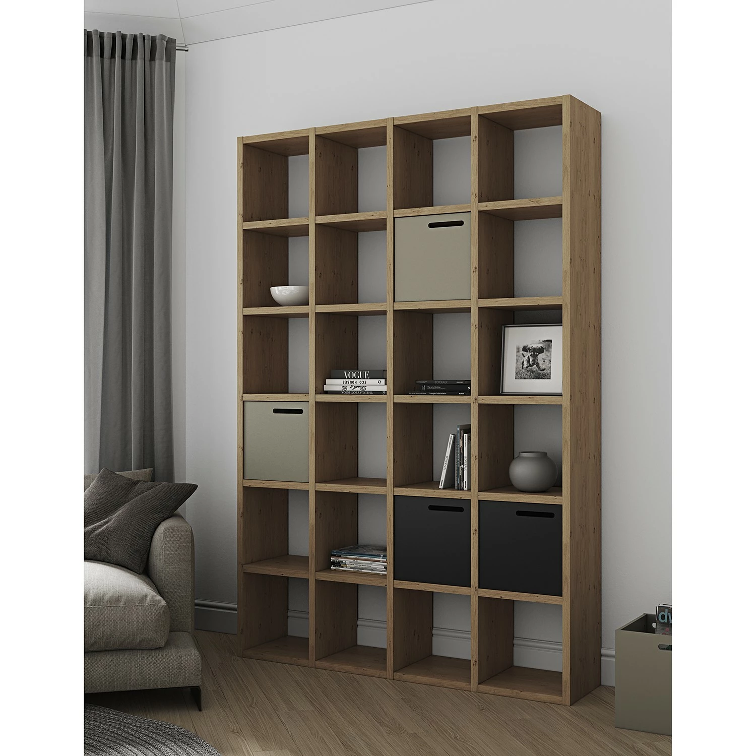 Temahome Regal Pombal II - Eiche 4 Temahome Regal Pombal II - Eiche – Bild 2