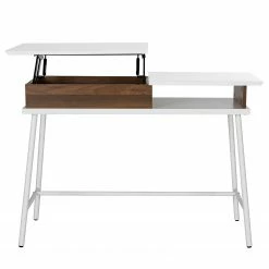 Fredriks Schreibtisch Paide - (Höhenverstellbar) - Hochglanz Weiß / Walnuss Dekor 32 Fredriks Schreibtisch Paide - (Höhenverstellbar) - Hochglanz Weiß / Walnuss Dekor -Möbel Verkäufe 2024 1000256389 220331 041 DETAILS P000000001000256389