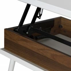 Fredriks Schreibtisch Paide - (Höhenverstellbar) - Hochglanz Weiß / Walnuss Dekor 40 Fredriks Schreibtisch Paide - (Höhenverstellbar) - Hochglanz Weiß / Walnuss Dekor -Möbel Verkäufe 2024 1000256389 220331 064 DETAILS P000000001000256389