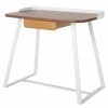 Fredriks Schreibtisch Azua - Eiche Dekor / Weiß