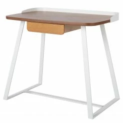 Fredriks Schreibtisch Azua - Eiche Dekor / Weiß