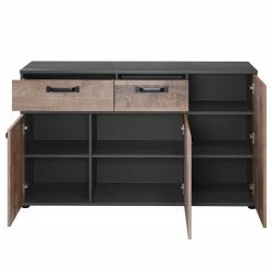 Trendteam Sideboard Stripe - Altholz Dekor / Grau -Möbel Verkäufe 2024 1000256951 210409 12310700019 DETAILS P000000001000256951