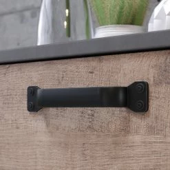 Trendteam Sideboard Stripe - Altholz Dekor / Grau -Möbel Verkäufe 2024 1000256951 210831 16214900019 DETAILS P000000001000256951