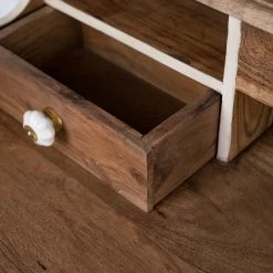 Wolf-Möbel Sekretär Maison - Akazie massiv - Akazie Stone / Antik Weiß -Möbel Verkäufe 2024 1000257240 220406 055 DETAILS P000000001000257240