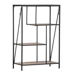 Red Living Regal Cap Cana III - Echtholzfurnier / Metall - Spießtanne / Schwarz