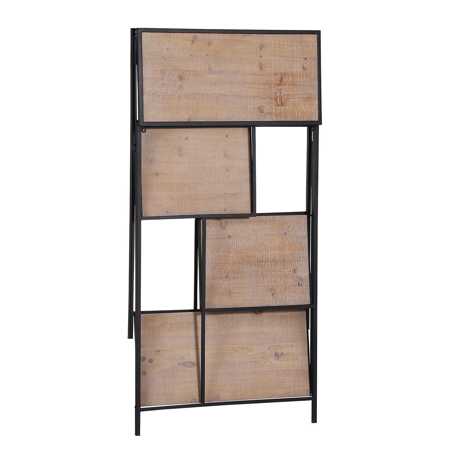 Red Living Regal Cap Cana III - Echtholzfurnier / Metall - Spießtanne / Schwarz 5 Red Living Regal Cap Cana III - Echtholzfurnier / Metall - Spießtanne / Schwarz – Bild 3