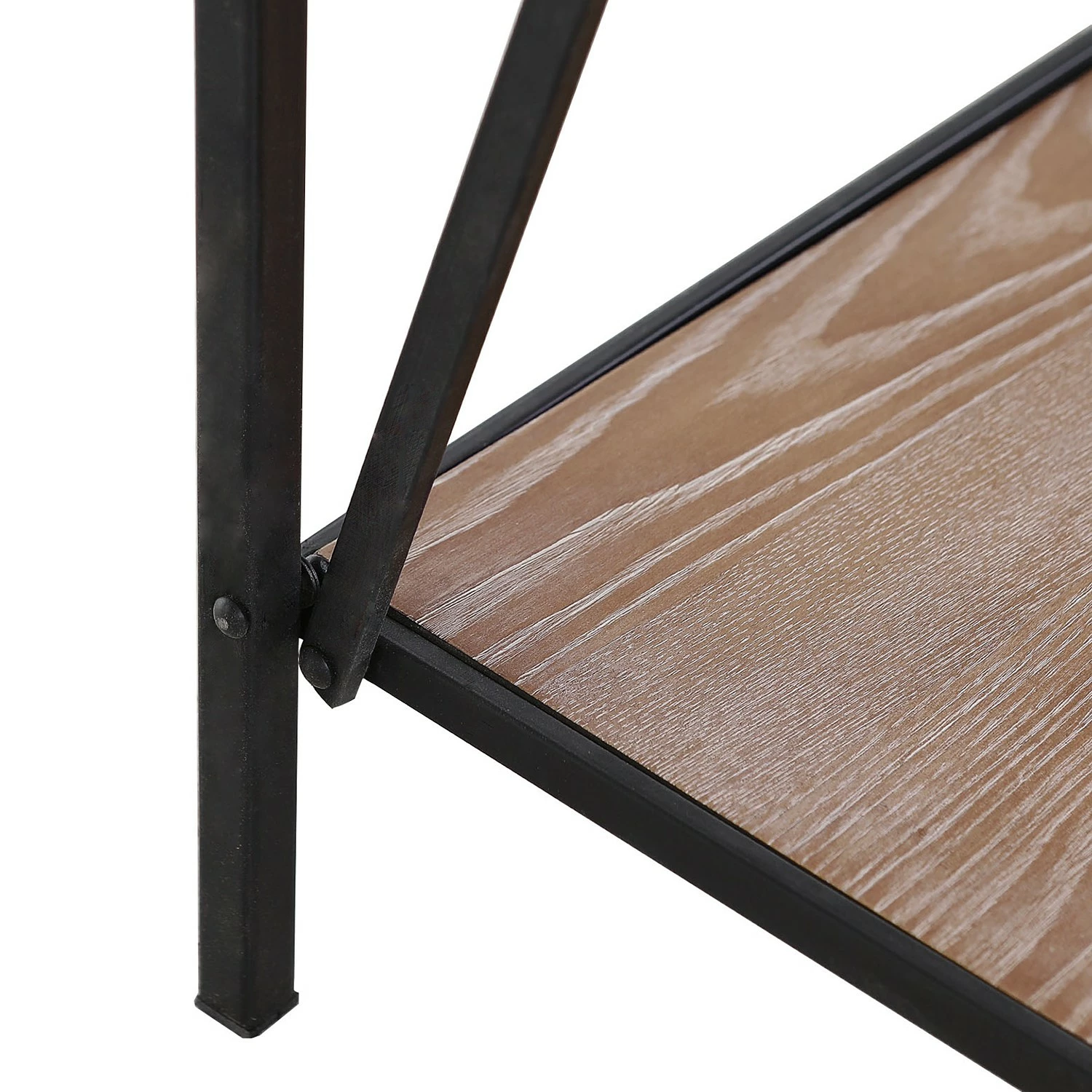 Red Living Regal Cap Cana I - Echtholzfurnier / Metall - Spießtanne / Schwarz 9 Red Living Regal Cap Cana I - Echtholzfurnier / Metall - Spießtanne / Schwarz – Bild 7