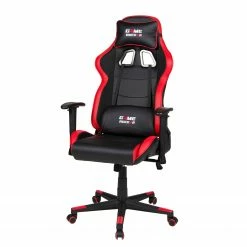 Duo Collection Gamingchair Game-Rocker G-10 - Kunstleder & Netzstoff / Nylon - Schwarz / Rot
