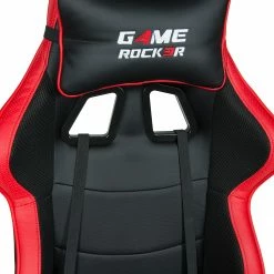 Duo Collection Gamingchair Game-Rocker G-10 - Kunstleder & Netzstoff / Nylon - Schwarz / Rot -Möbel Verkäufe 2024 1000261319 210423 14040000021 DETAILS P000000001000261319
