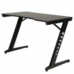 Duo Collection LED Gaming Tisch Game Rocker GT-20 - Carbon Dekor / Schwarz