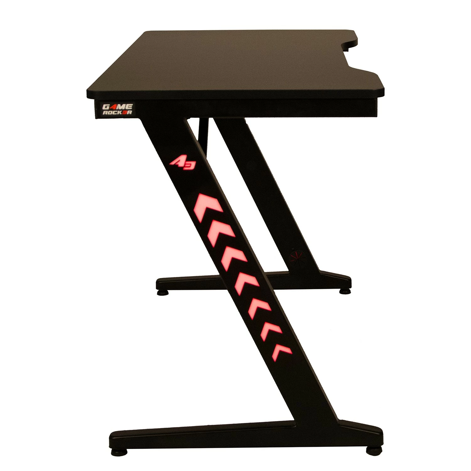 Duo Collection LED Gaming Tisch Game Rocker GT-20 - Carbon Dekor / Schwarz 4 Duo Collection LED Gaming Tisch Game Rocker GT-20 - Carbon Dekor / Schwarz – Bild 2