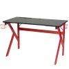 Duo Collection Gaming Tisch Game Rocker GT-11 - Carbon Dekor / Rot
