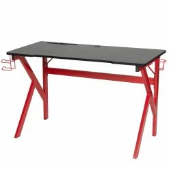 Duo Collection Gaming Tisch Game Rocker GT-11 - Carbon Dekor / Rot