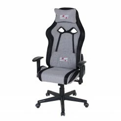 Duo Collection Gamingchair Game-Rocker G-20 II - Webstoff & Kunstleder / Nylon - Grau / Schwarz
