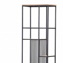 Red Living Regal Uulu IV - Akazie massiv / Metall - Akazie / Schwarz -Möbel Verkäufe 2024 1000261438 210430 11593900084 DETAILS P000000001000261438