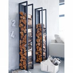 Red Living Kaminholzregal Tizzano - Metall - Schwarz -Möbel Verkäufe 2024 1000261650 210423 13341400005 MOOD DETAILS P000000001000261650 mood