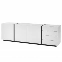 Loftscape Sideboard Muuga II - Weiß / Grau