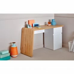 Jahnke Schreibtisch CULTURE C 131 - Kerneiche Dekor / Weiß -Möbel Verkäufe 2024 1000261792 210426 09085100022 MOOD DETAILS P000000001000261792 mood