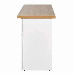 Jahnke Schreibtisch CULTURE C 131 - Kerneiche Dekor / Weiß -Möbel Verkäufe 2024 1000261792 210426 09085400025 DETAILS P000000001000261792