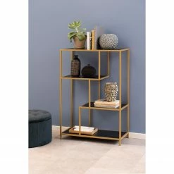 Red Living Regal Coogee I - Schwarz / Gold - Höhe: 114 cm 10 Red Living Regal Coogee I - Schwarz / Gold - Höhe: 114 cm -Möbel Verkäufe 2024 1000263280 220215 020 MOOD DETAILS P000000001000263280 mood