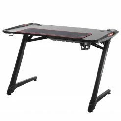 DXRacer Gaming Desk Master LED - Carbonoptik / Schwarz