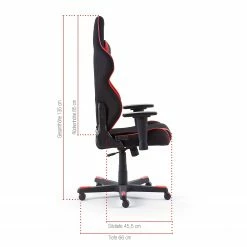 DXRacer Gaming Chair Racing R86 - Schwarz / Rot -Möbel Verkäufe 2024 1000264474 210521 07362600052 SKETCH DETAILS P000000001000264474 sketch