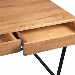 Red Living Schreibtisch Verlines - Wildeiche massiv / Metall - Wildeiche / Schwarz -Möbel Verkäufe 2024 1000264971 210518 10544000007 DETAILS P000000001000264971