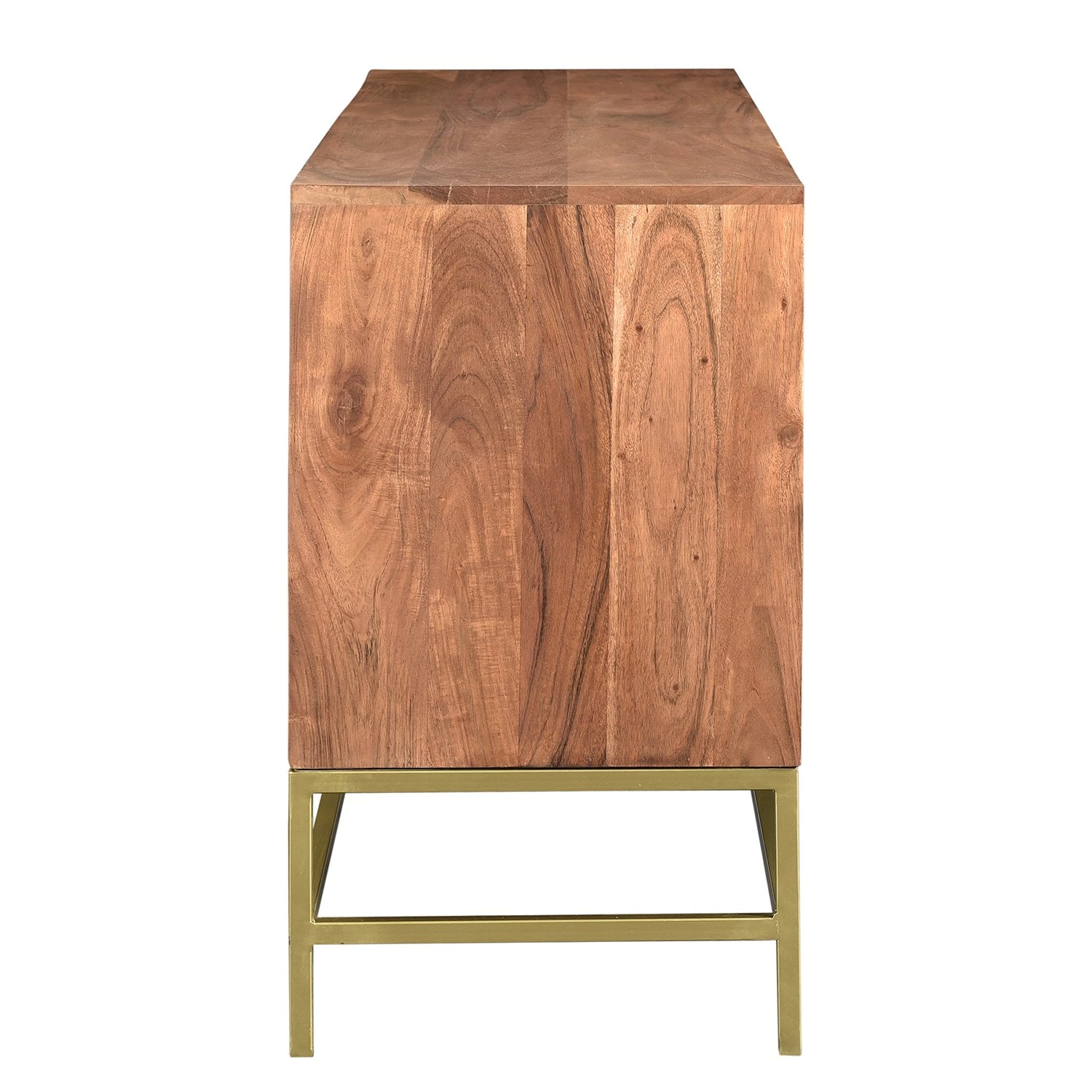 Jack & Alice Sideboard Puyo - Akazie massiv / Metall - Akazie / Gold 8 Jack & Alice Sideboard Puyo - Akazie massiv / Metall - Akazie / Gold – Bild 6